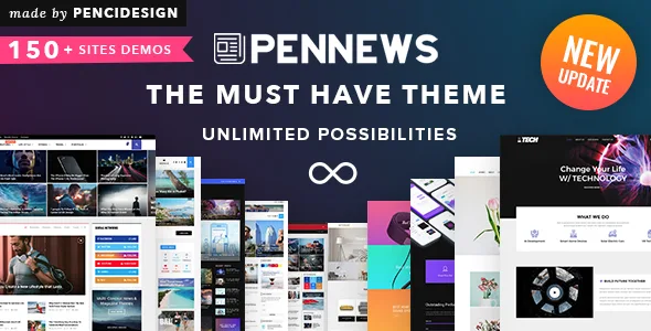 pennews multi purpose amp wordpress theme