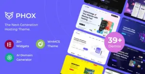Phox Hosting WordPress & WHMCS Theme