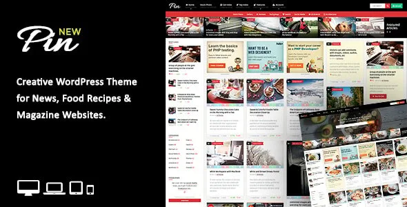 pin pinterest style personal masonry blog front end submission