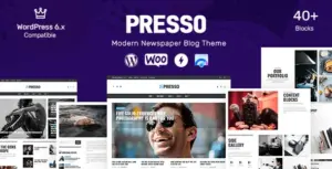 PRESSO – Modern Magazine / Newspaper / Viral Theme