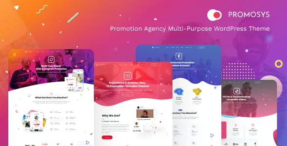 promosys promotion services multi purpose wordpress theme