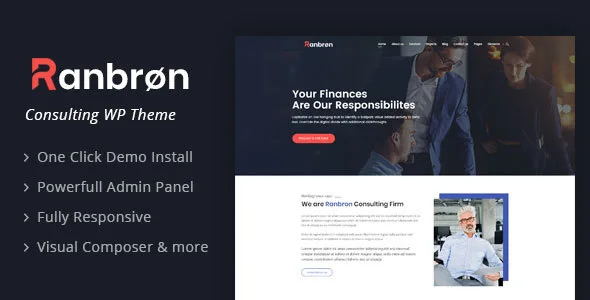 ranbron business and consulting wordpress theme