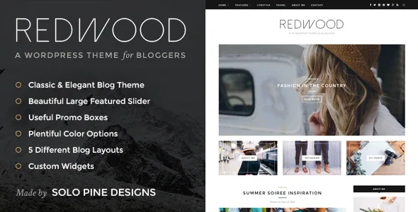 redwood a responsive wordpress blog theme