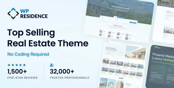 residence real estate wordpress theme