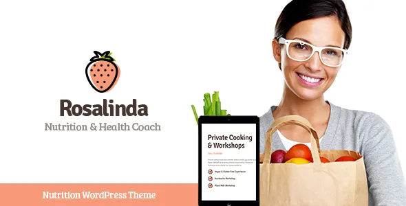 rosalinda health coach vegetarian lifestyle blog wordpress theme