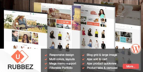rubbez woocommerce corporate wordpress theme