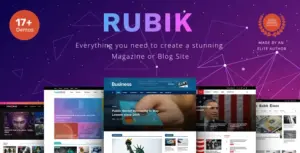 Rubik – A Perfect Theme for Blog Magazine Website