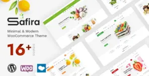 Safira – Food & Organic WordPress Theme