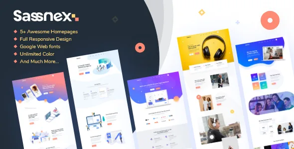sassnex wordpress theme for app saas startup