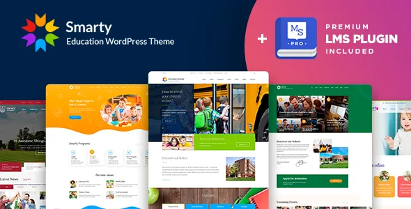 smarty school kindergarten wordpress theme