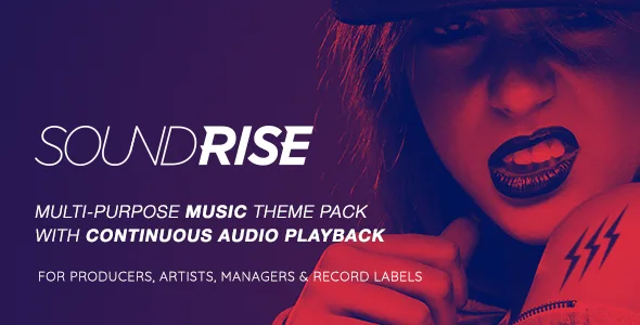 soundrise artists producers and record labels wordpress theme
