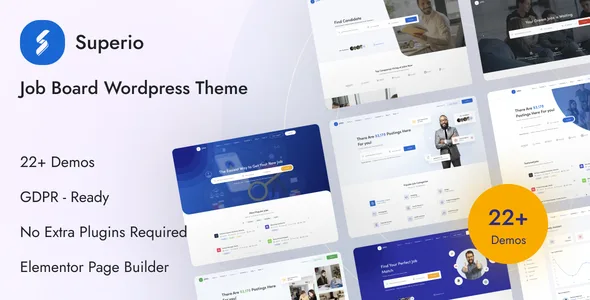 superio job board wordpress theme
