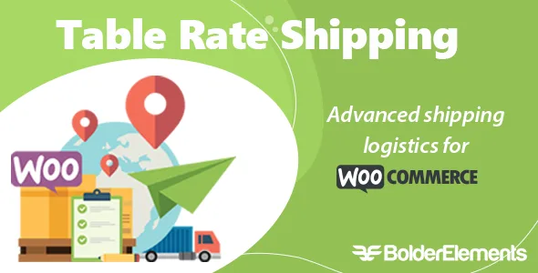 table rate shipping for woocommerce