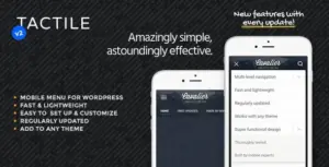 Tactile WordPress Mobile Menu