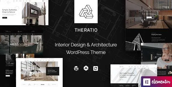 theratio architecture interior design elementor wordpress theme