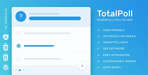 totalpoll pro responsive wordpress poll plugin