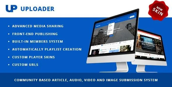 uploader advanced media sharing theme