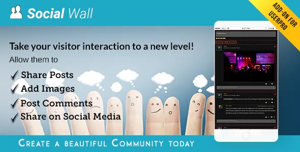 userpro social wall add on