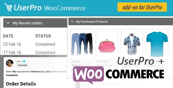 userpro woocommerce integration