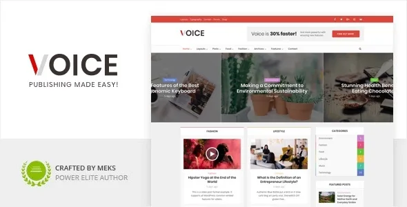 voice clean newsmagazine wordpress theme