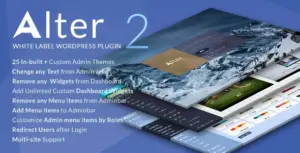 White Label WordPress Plugin | WpAlter