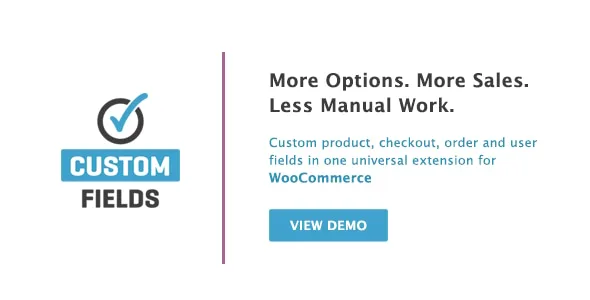 woocommerce custom fields