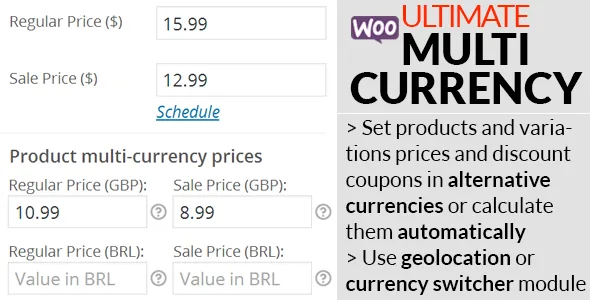 woocommerce ultimate multi currency suite