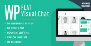 WP Flat Visual Chat | Live Chat & Remote View for WordPress