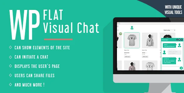 wp flat visual chat live chat remote view for wordpress