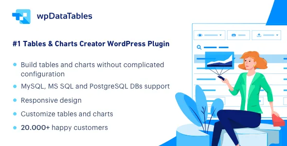 wpdatatables tables and charts manager for wordpress
