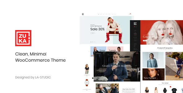 zuka clean minimal woocommerce theme