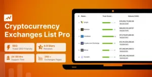 Cryptocurrency Exchanges List Pro – WordPress Plugin