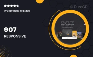 907 – Responsive Multi-Purpose WordPress Theme