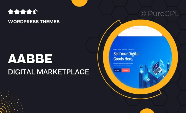 aabbe digital marketplace wordpress theme