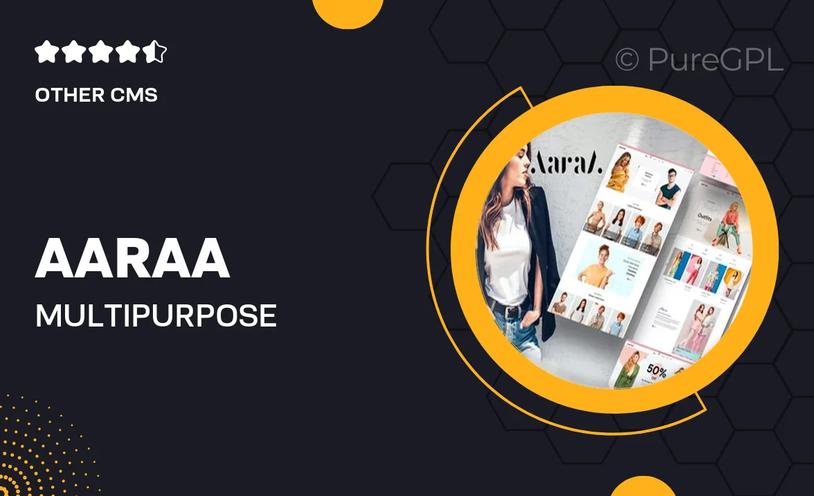 Aaraa – Multipurpose Shopify OS 2.0 Theme