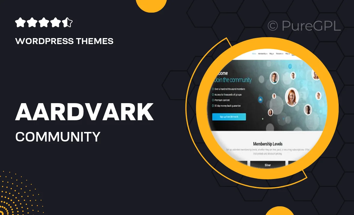 Aardvark – Community, Membership, BuddyPress Theme