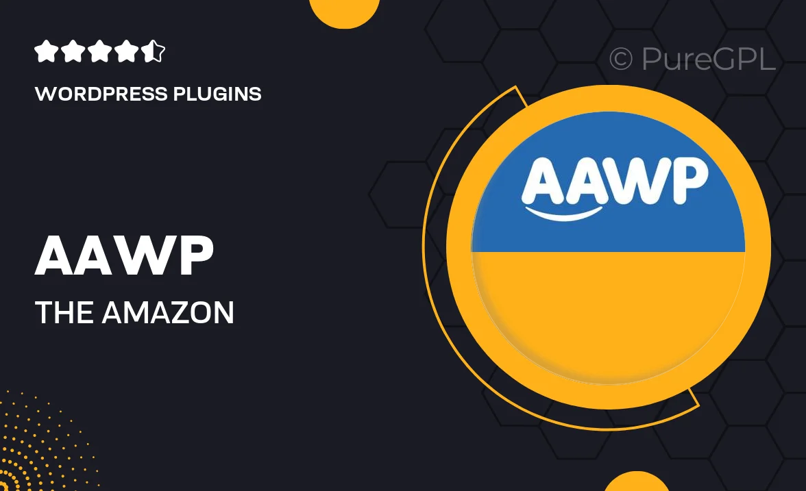 AAWP – The Amazon Affiliate WordPress Plugin