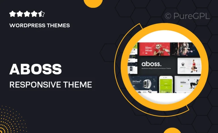 aboss responsive theme for woocommerce wordpress