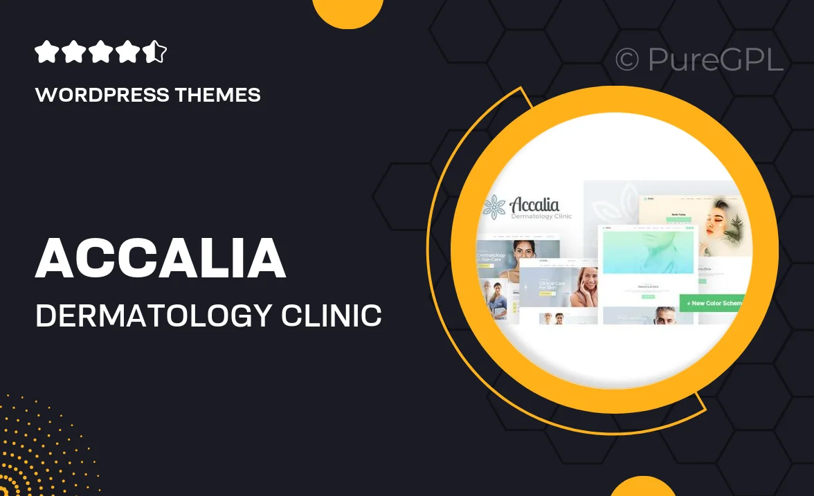 Accalia | Dermatology Clinic WordPress Theme