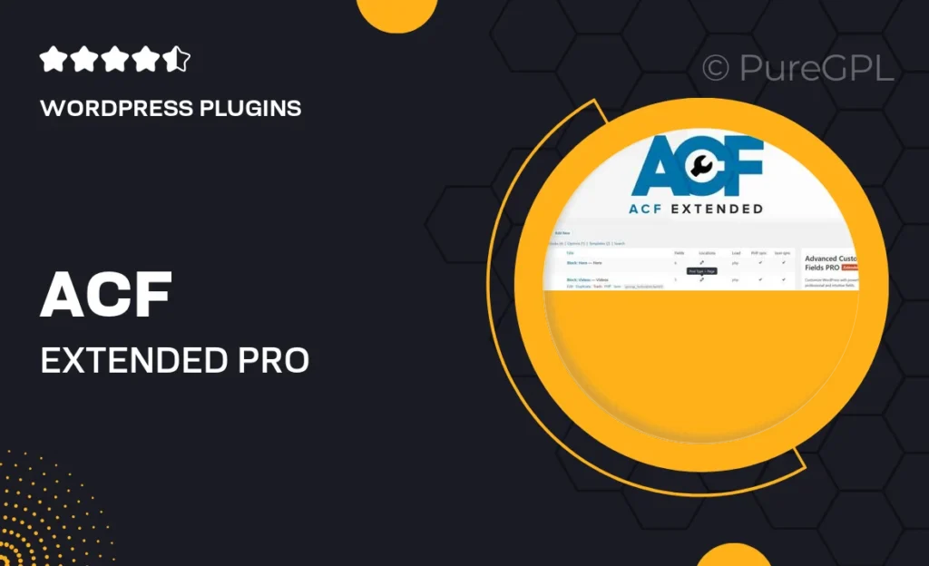 ACF Extended Pro 19 ACF Extended Pro