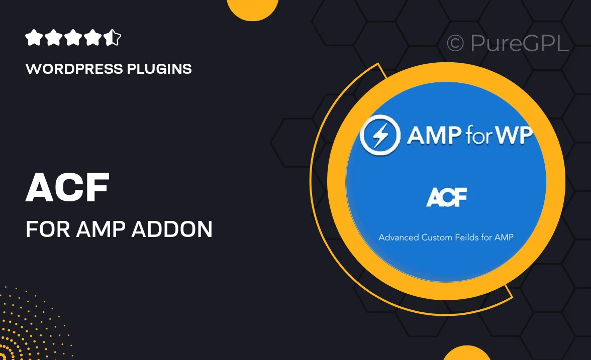 ACF for AMP Addon