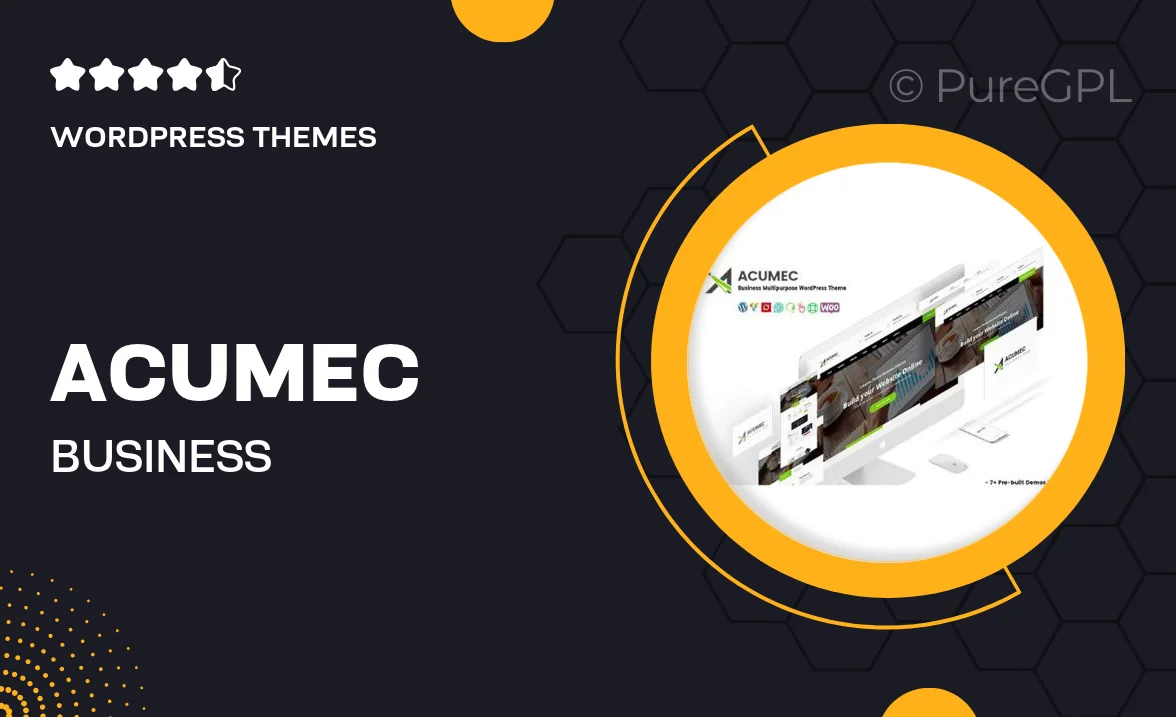 Acumec – Business Multipurpose WordPress Theme