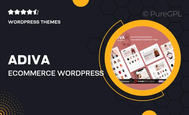 adiva ecommerce wordpress theme