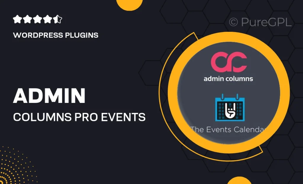 Admin Columns Pro Events Calendar 47 Admin Columns Pro Events Calendar