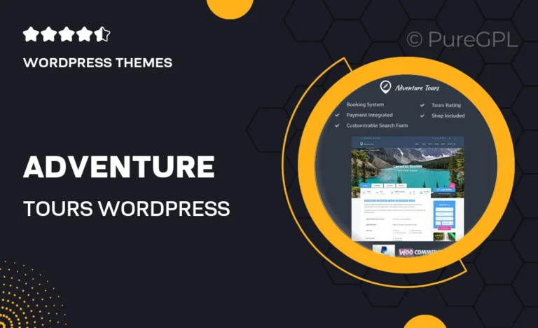 adventure tours wordpress tour travel theme
