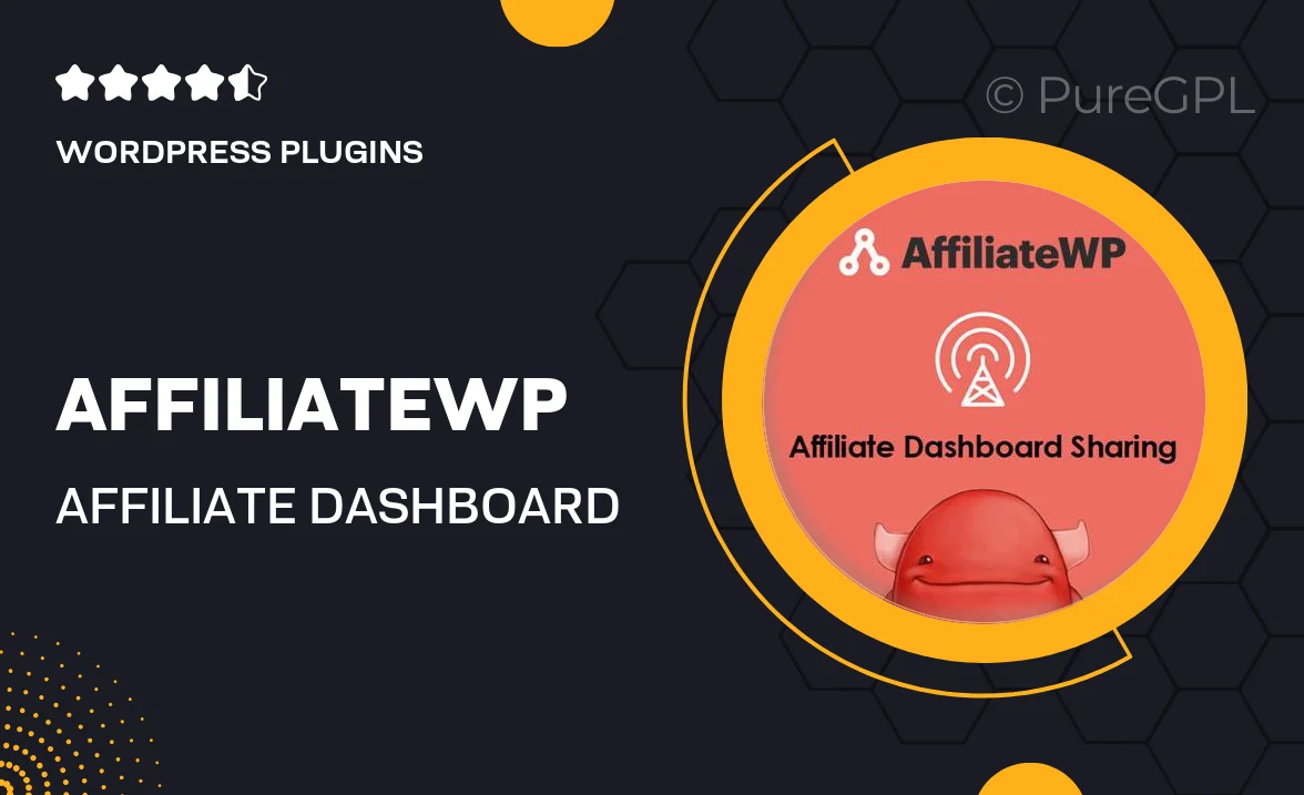 AffiliateWP – Affiliate Dashboard Sharing
