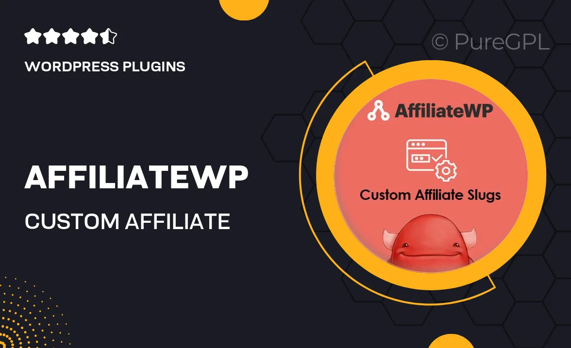 AffiliateWP – Custom Affiliate Slugs