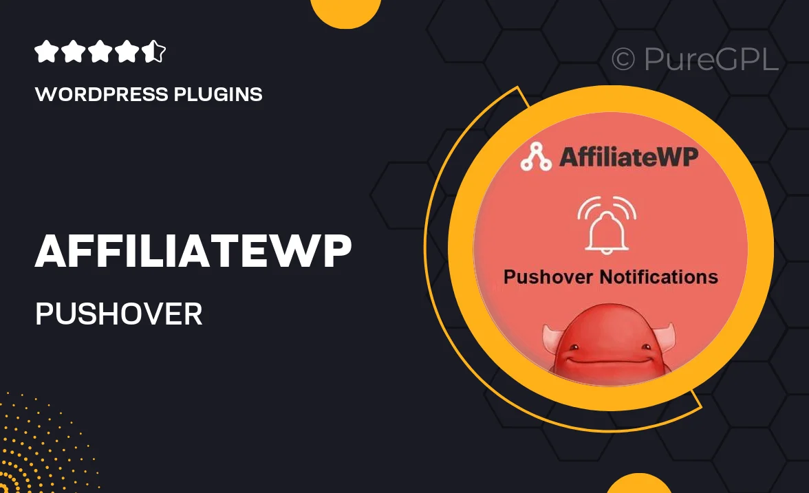 AffiliateWP – Pushover Notifications