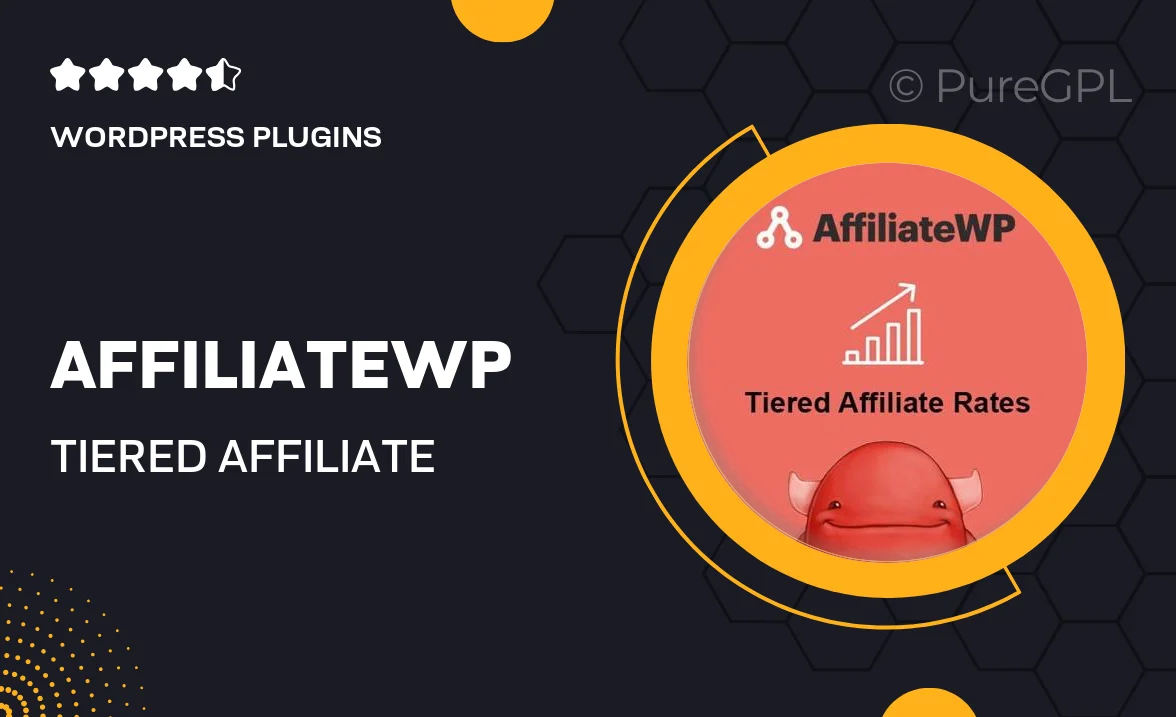 AffiliateWP – Tiered Affiliate Rates