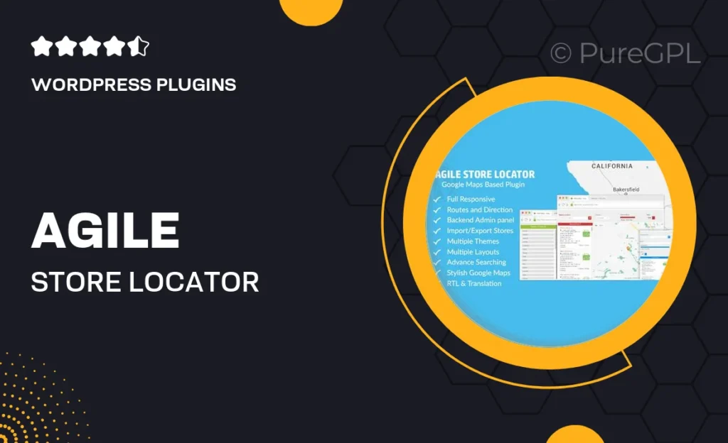 Agile Store Locator (Google Maps) For WordPress feature image